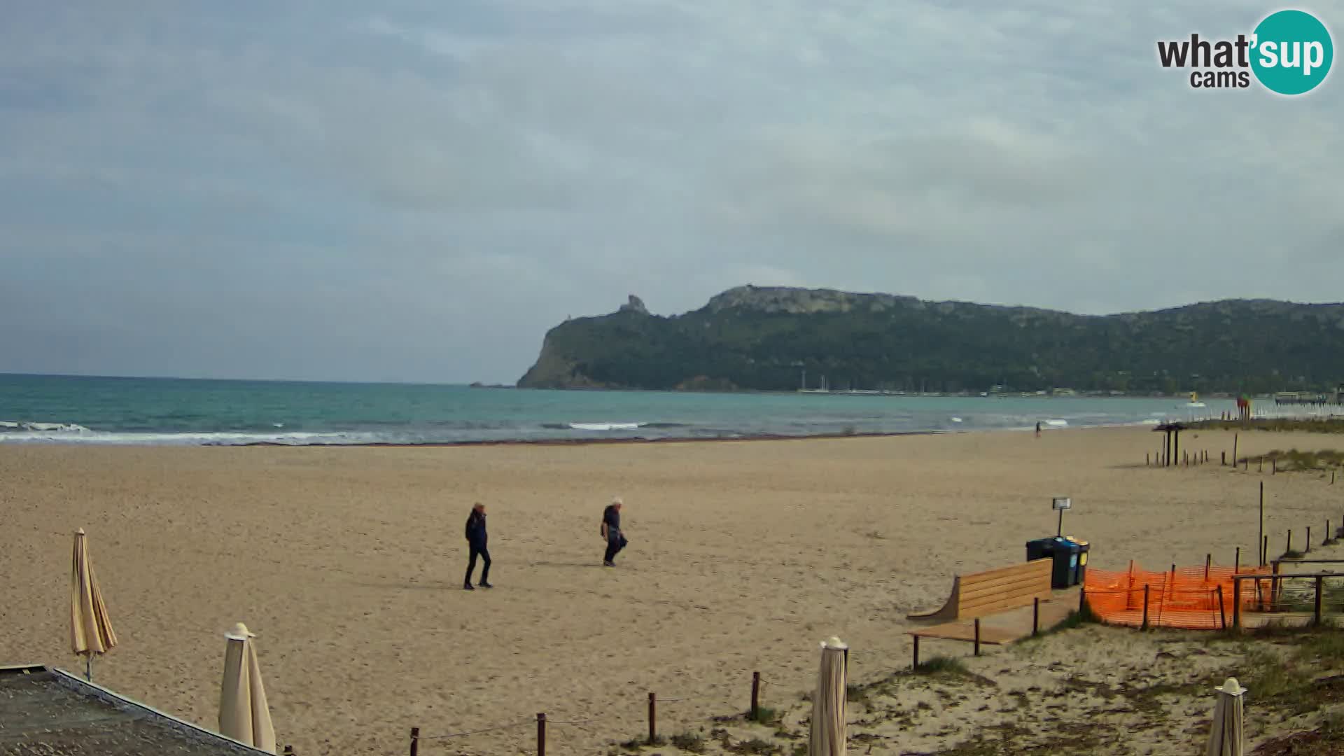 Poetto beach webcam | Cagliari | Sardinia