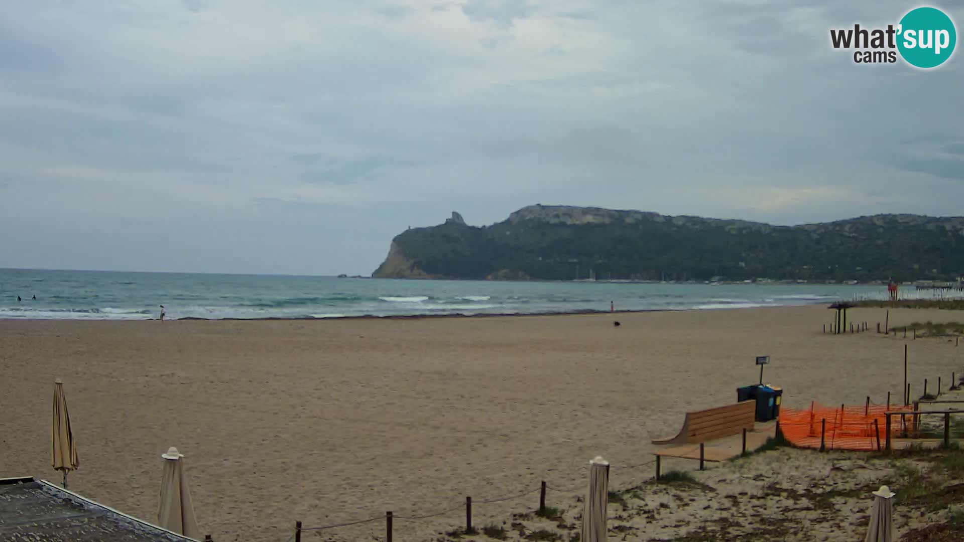 Poetto beach webcam | Cagliari | Sardinija