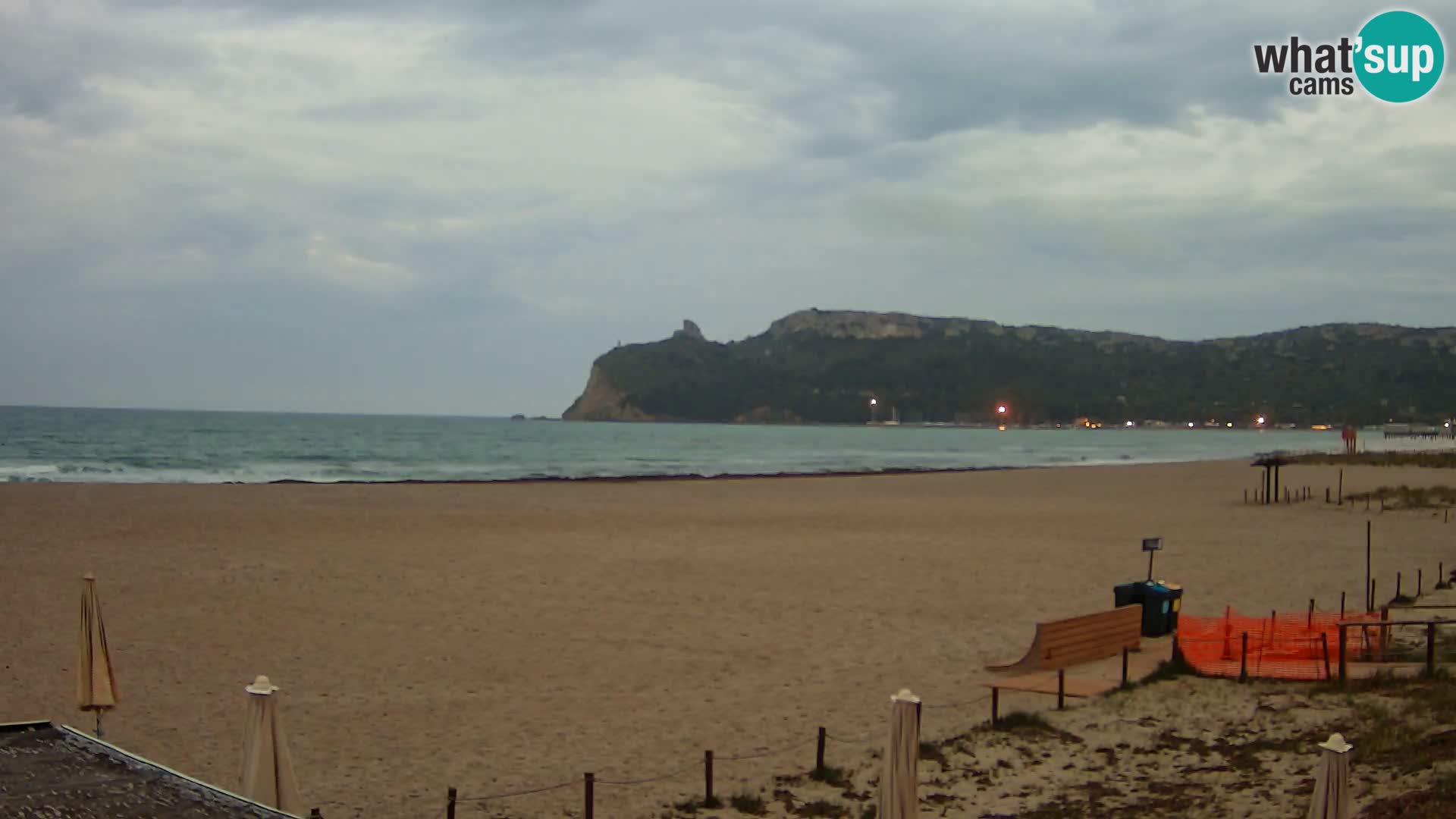 Poetto beach webcam | Cagliari | Sardinia