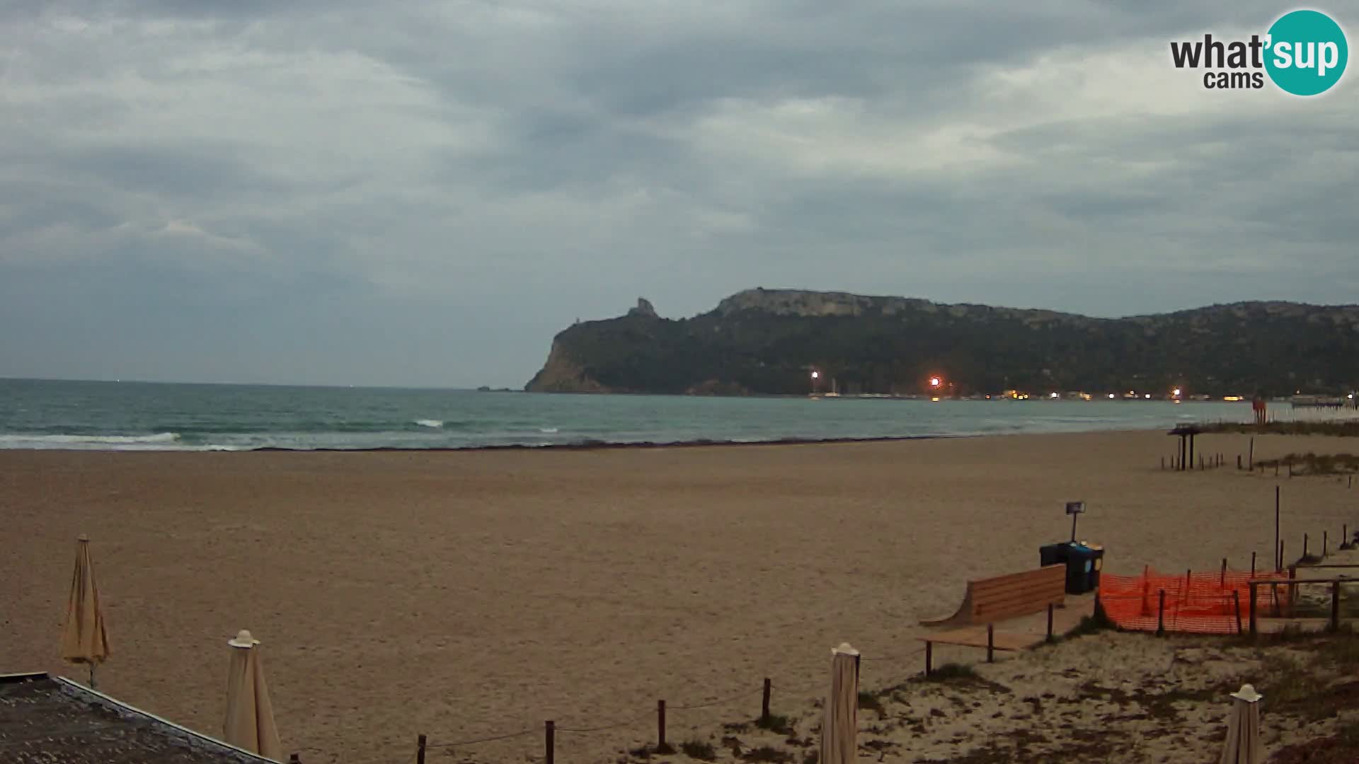 Poetto beach webcam | Cagliari | Sardinija
