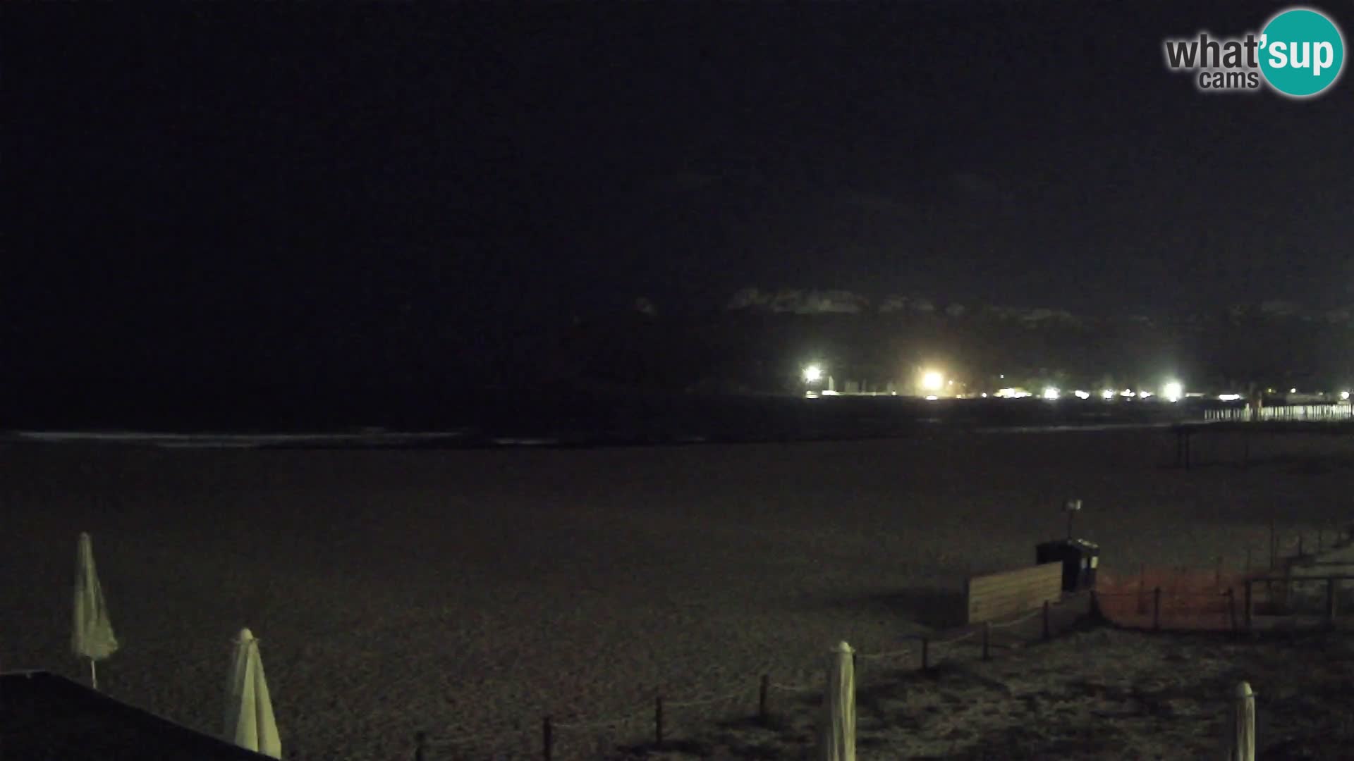 Poetto beach webcam | Cagliari | Sardinija
