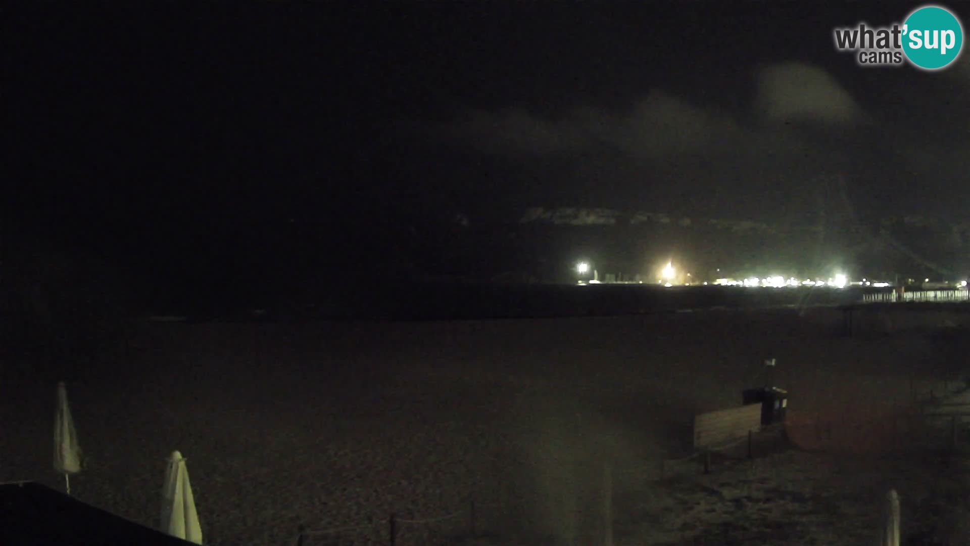 Poetto beach webcam | Cagliari | Sardinija