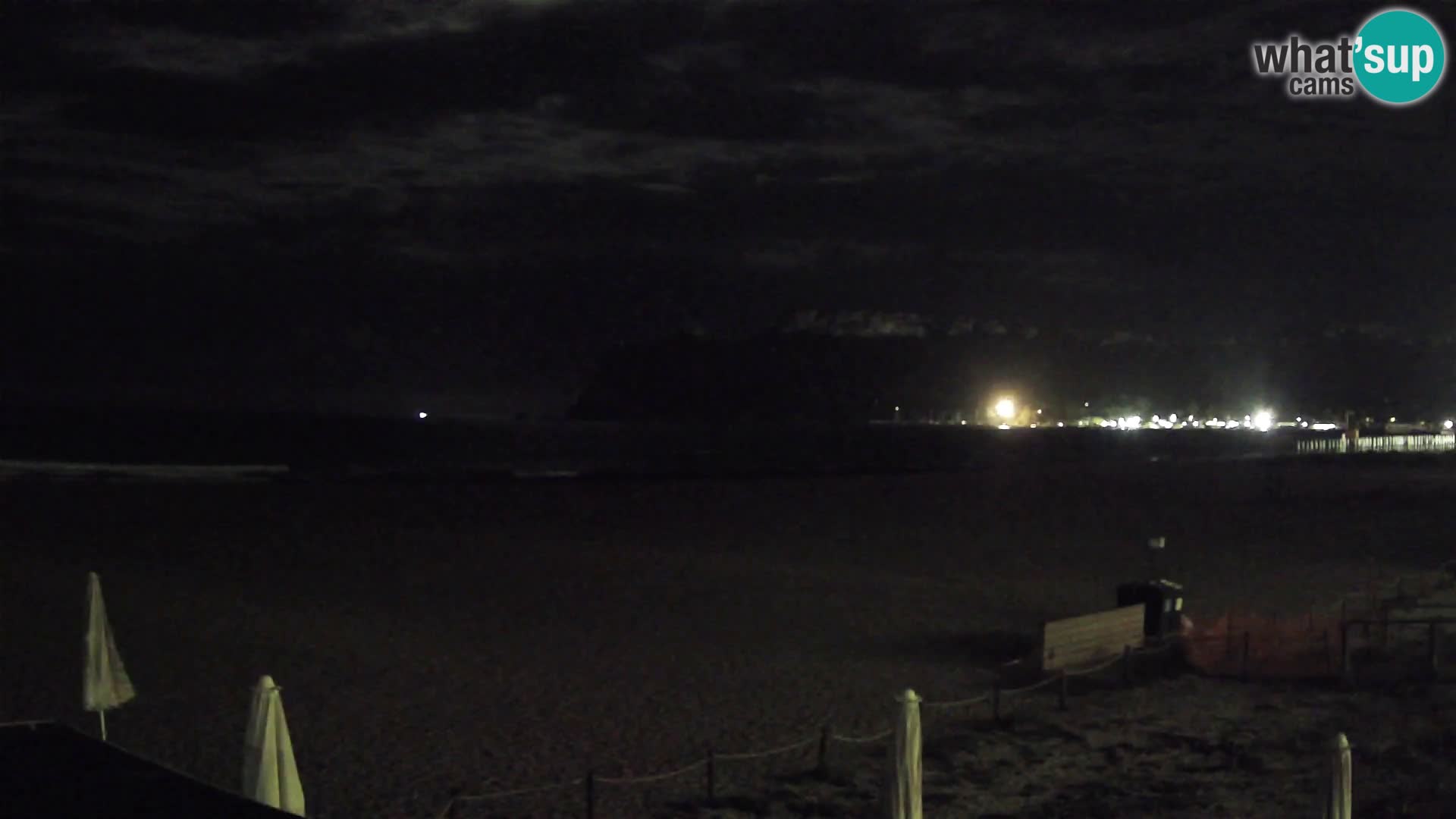 Poetto beach webcam | Cagliari | Sardinija