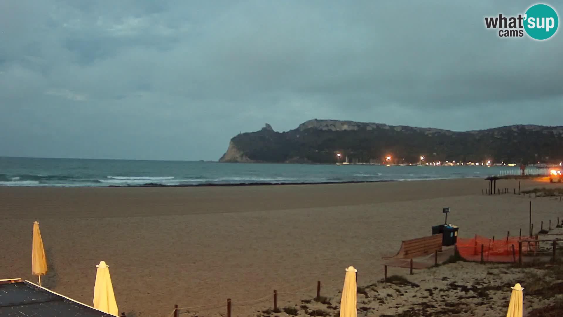 Poetto beach webcam | Cagliari | Sardinija