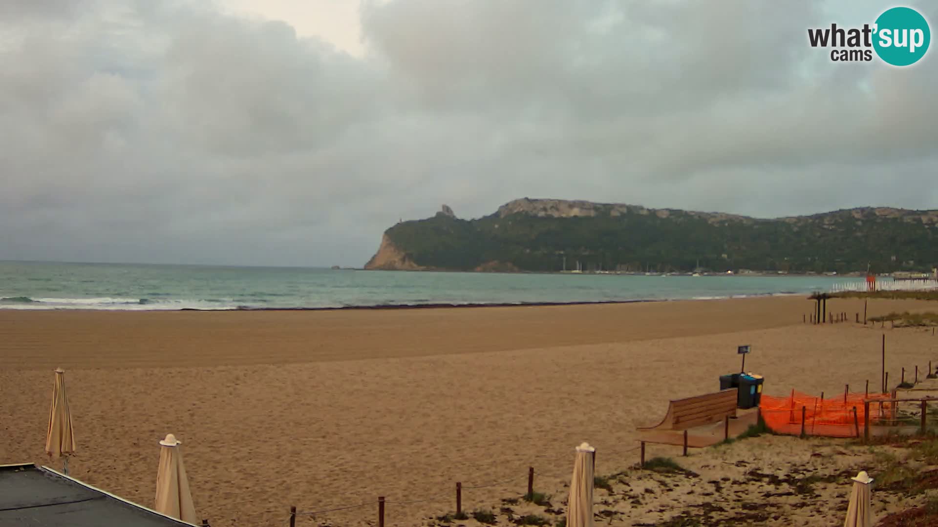 Poetto beach webcam | Cagliari | Sardinija