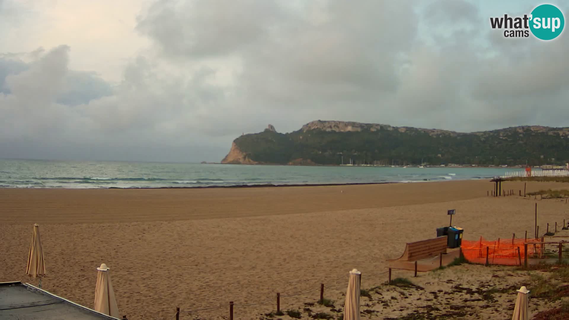 Poetto beach webcam | Cagliari | Sardinija