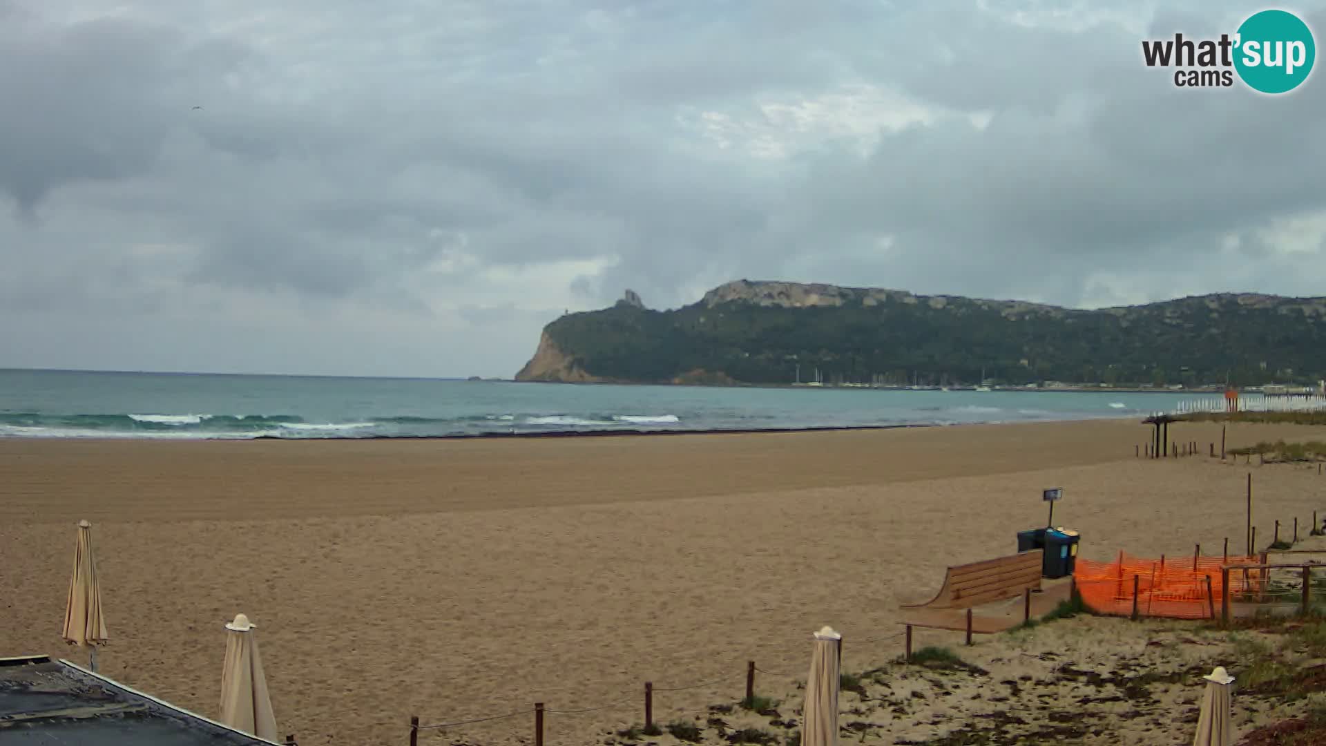 Poetto beach webcam | Cagliari | Sardinija