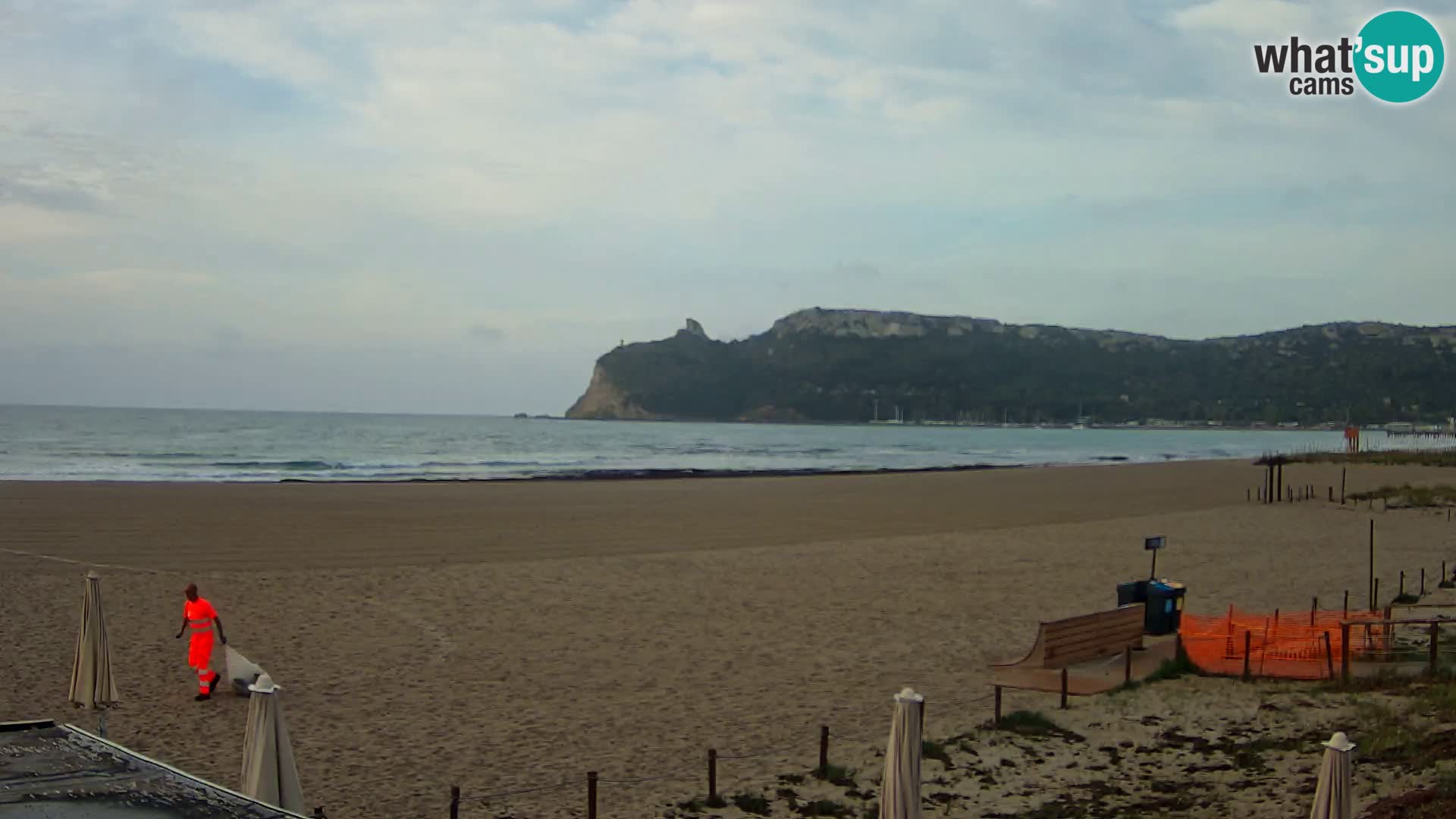 Webcam plage de Poetto | Cagliari | Sardaigne