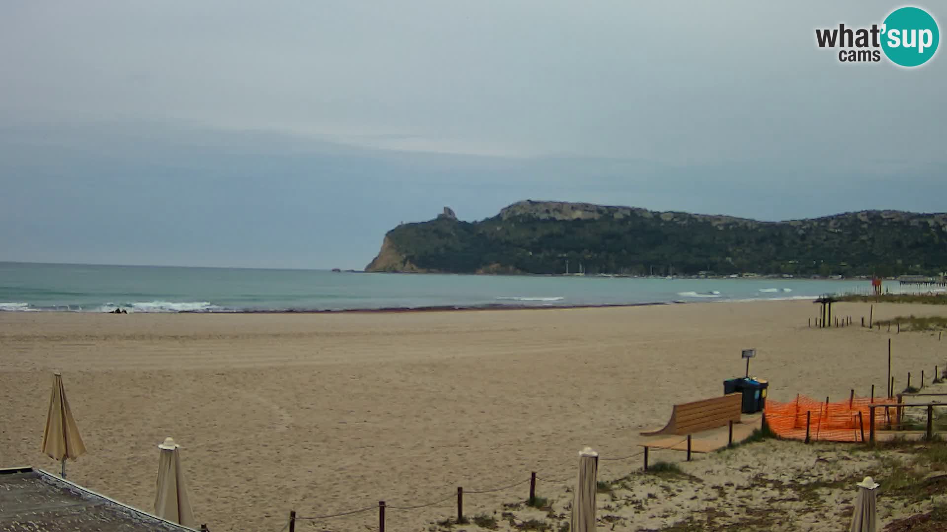 Webcam plage de Poetto | Cagliari | Sardaigne
