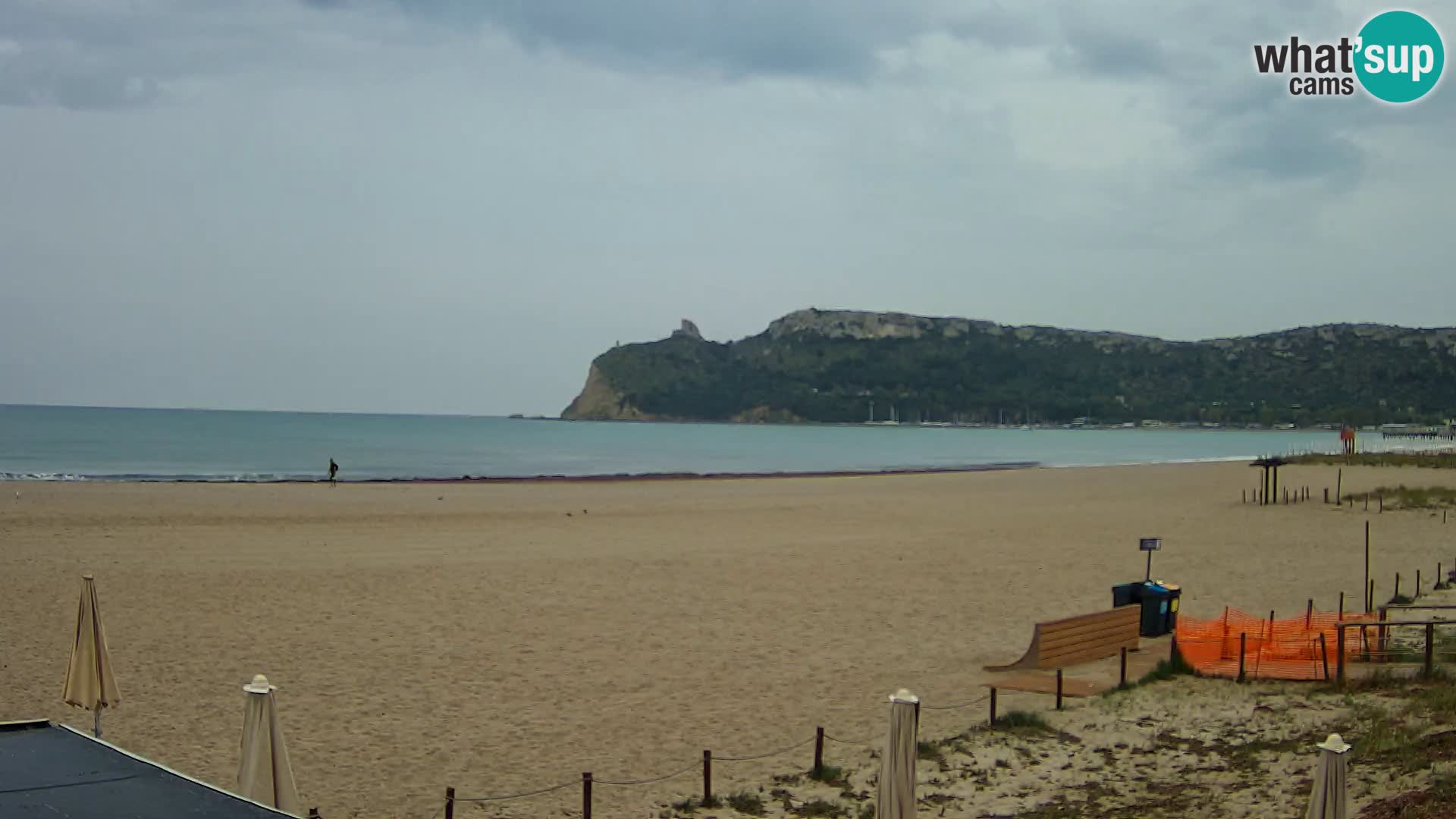 Poetto beach webcam | Cagliari | Sardinia