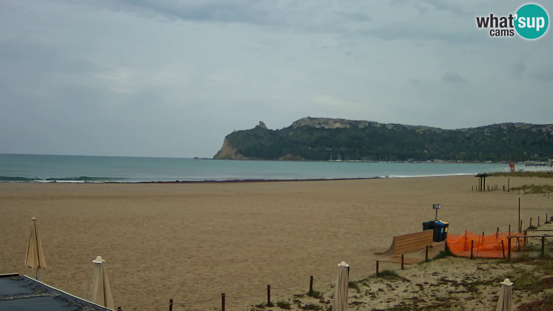 Poetto beach webcam | Cagliari | Sardinia