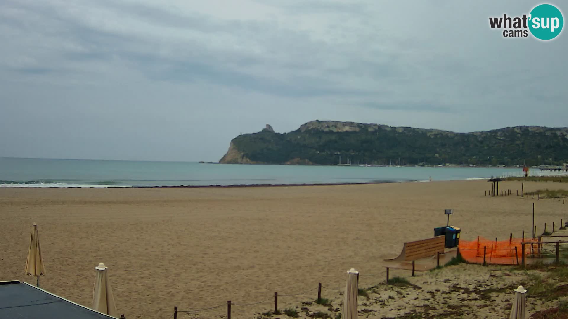 Poetto beach webcam | Cagliari | Sardinija