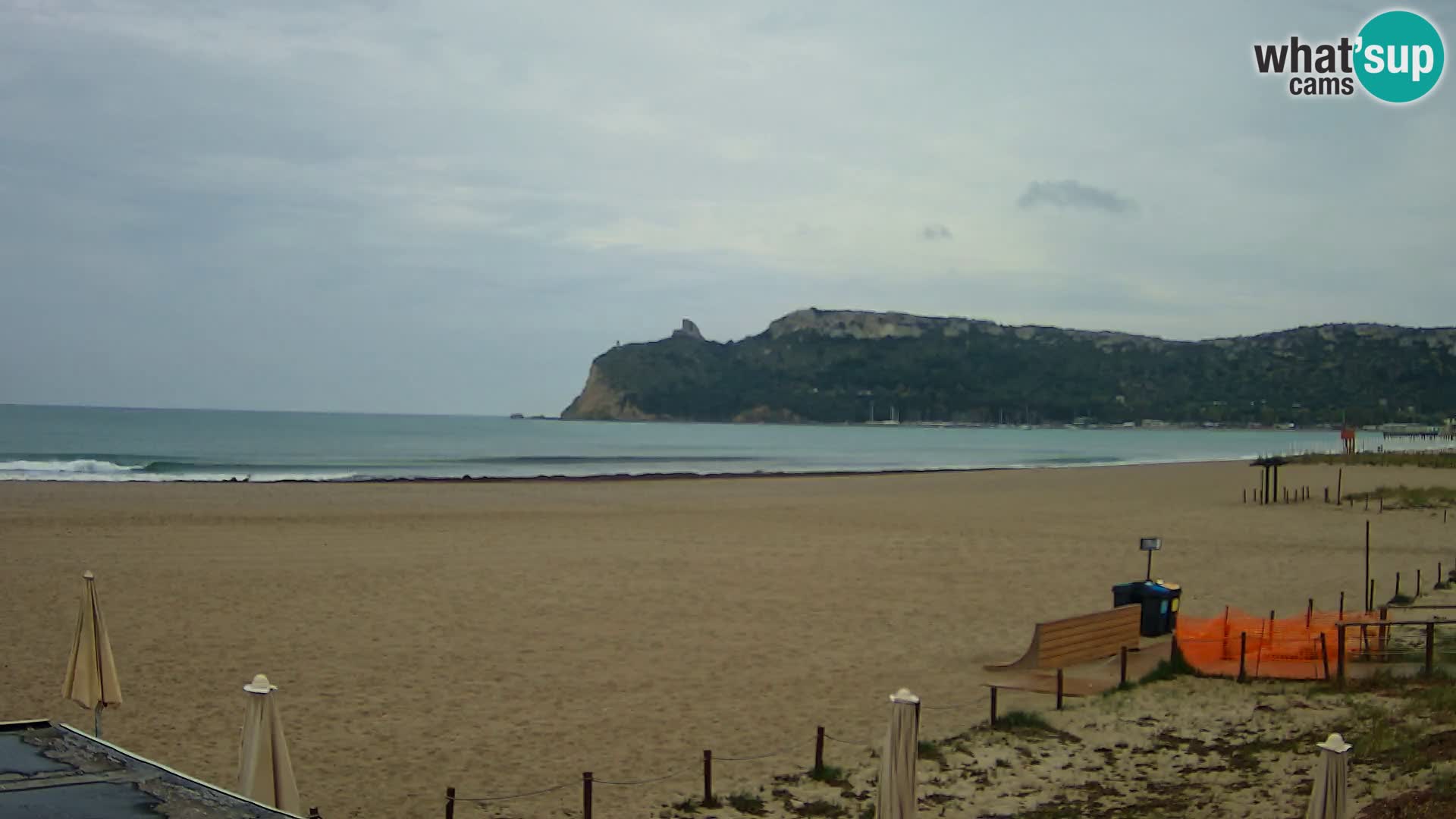 Poetto beach webcam | Cagliari | Sardinija