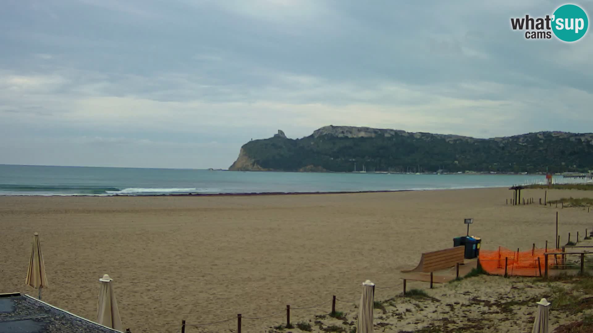 Poetto beach webcam | Cagliari | Sardinija