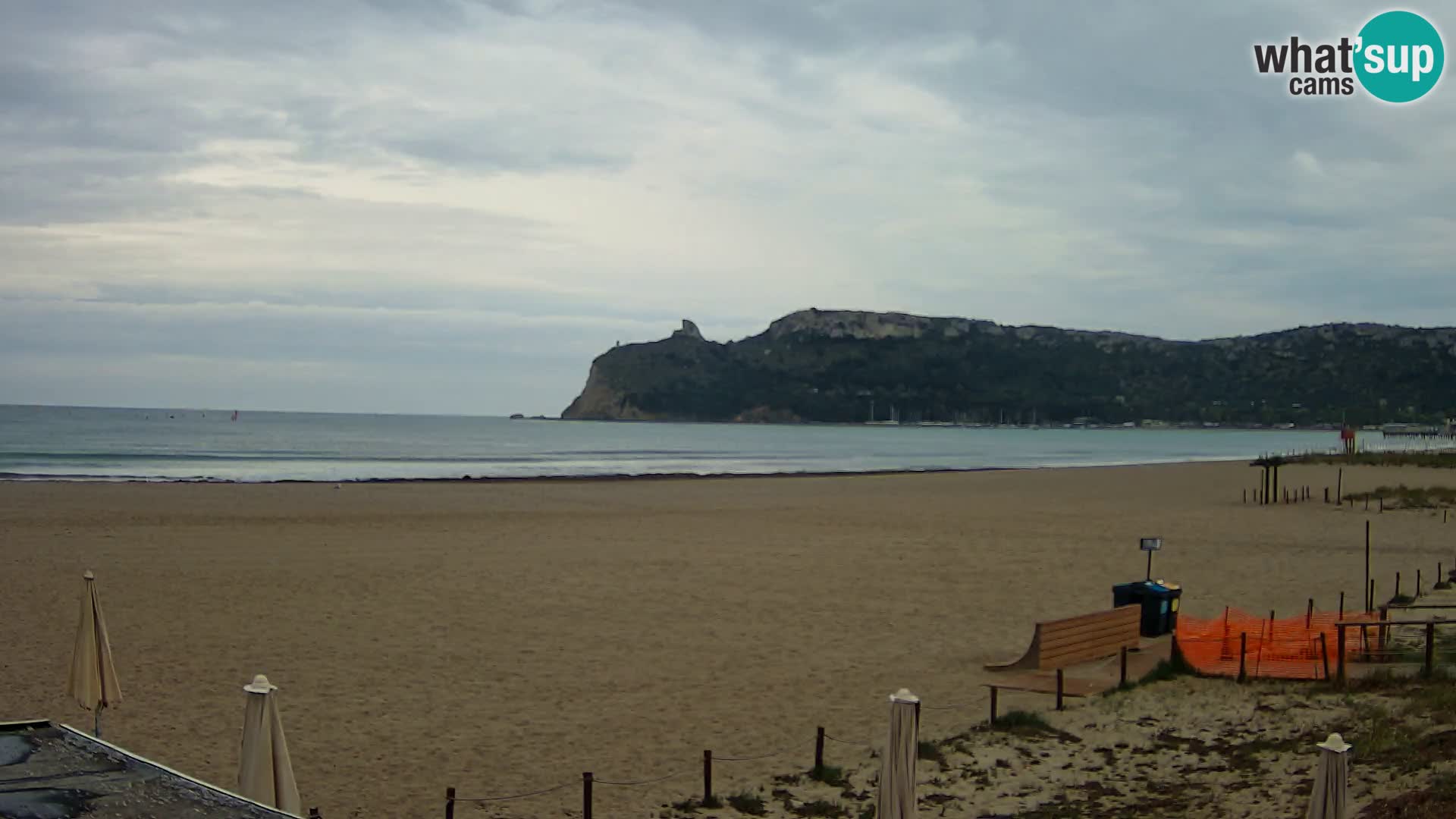 Poetto beach webcam | Cagliari | Sardinija