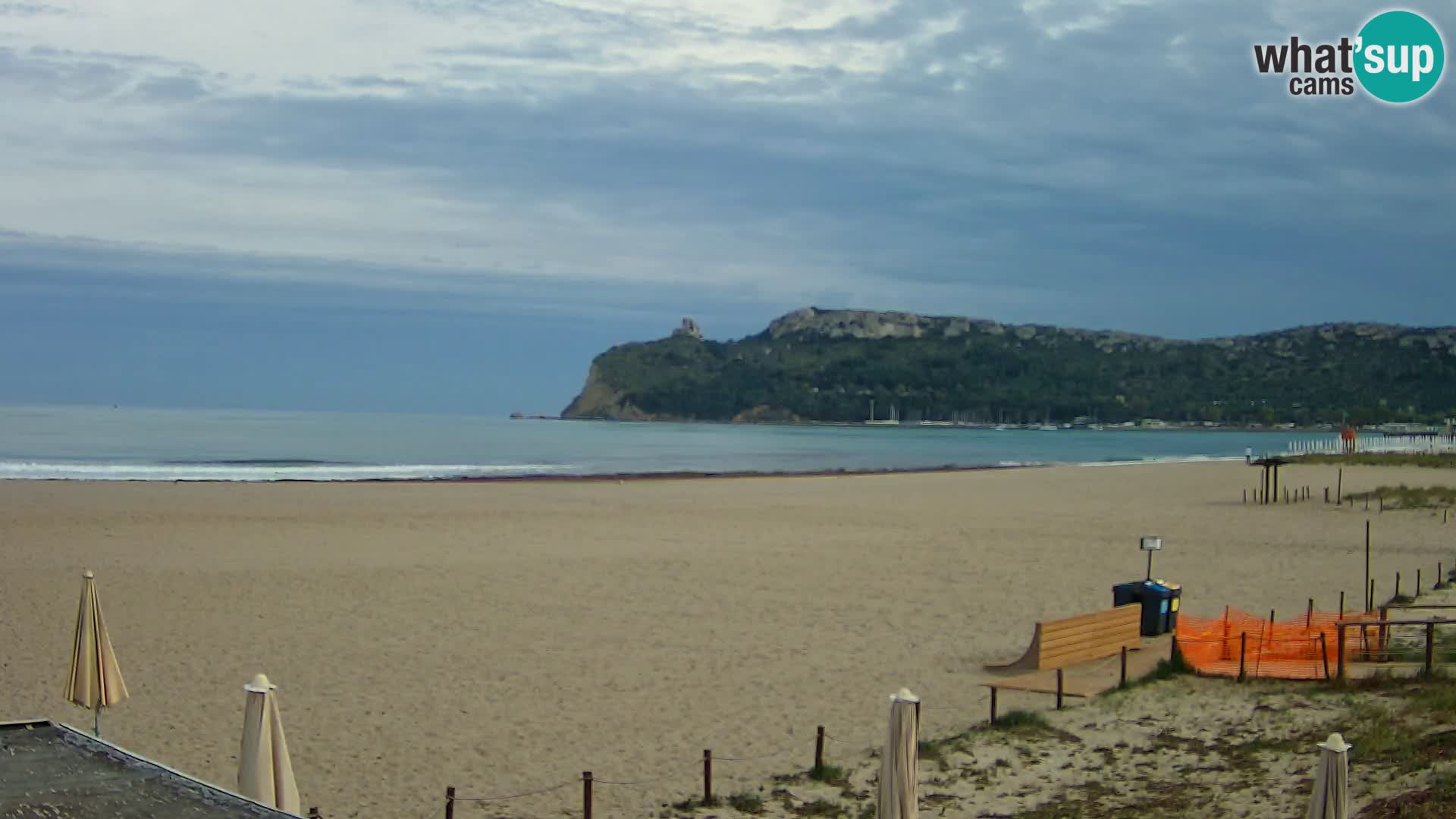 Poetto Strand Webcam | Cagliari | Sardinien