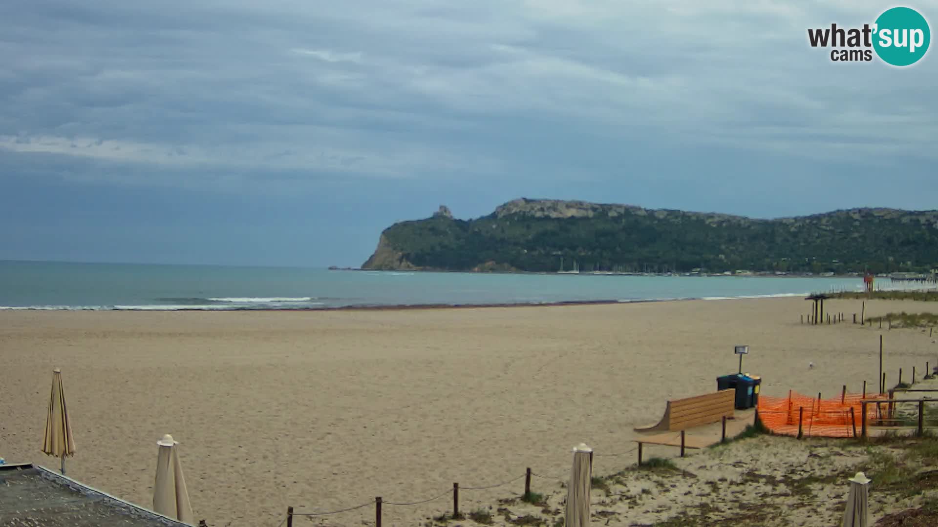Webcam plage de Poetto | Cagliari | Sardaigne