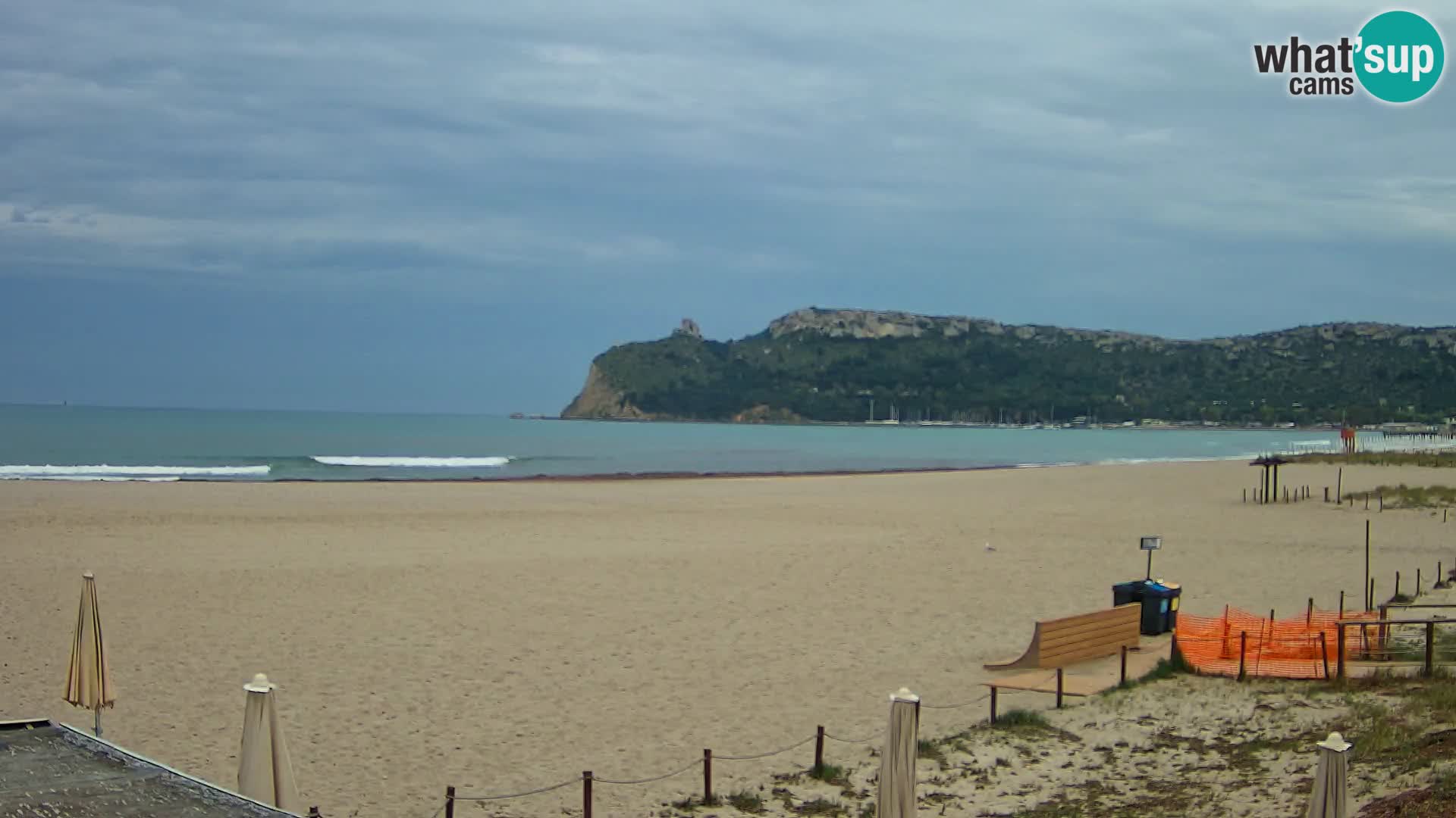 Poetto beach webcam | Cagliari | Sardinia