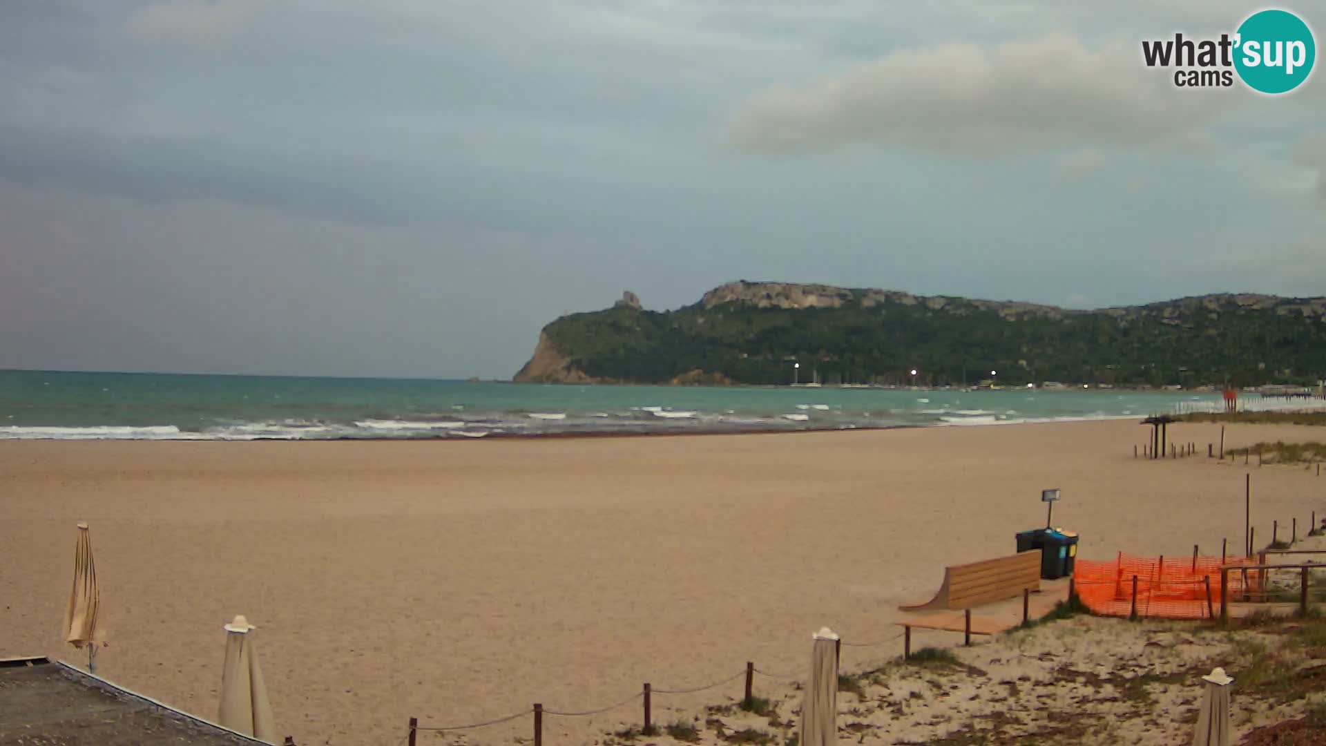 Poetto beach webcam | Cagliari | Sardinia