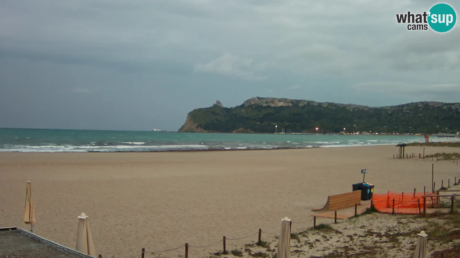 Poetto beach webcam | Cagliari | Sardinija