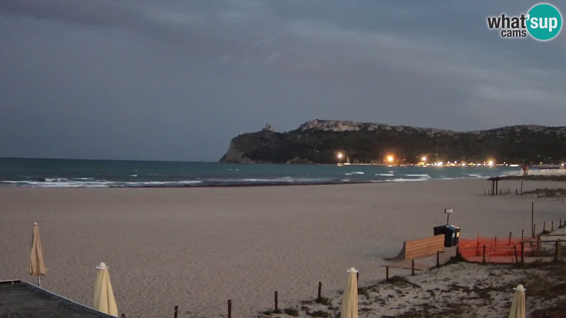 Poetto beach webcam | Cagliari | Sardinija