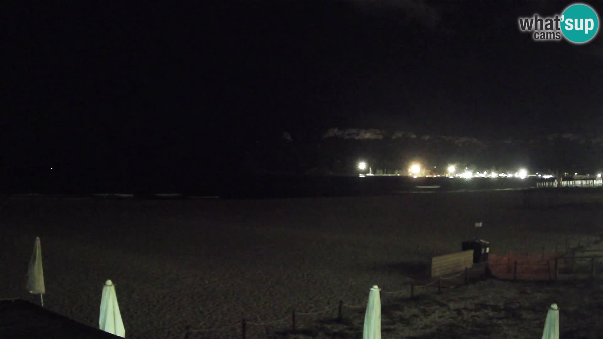 Poetto beach webcam | Cagliari | Sardinija