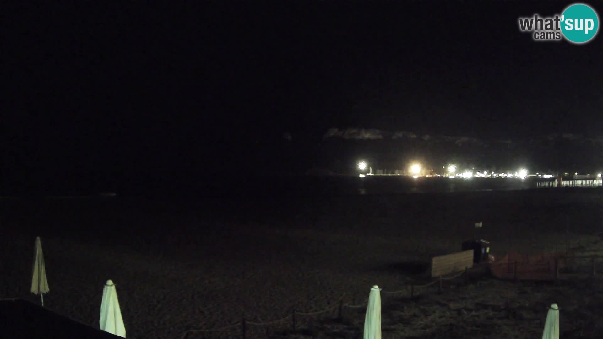 Poetto beach webcam | Cagliari | Sardinija