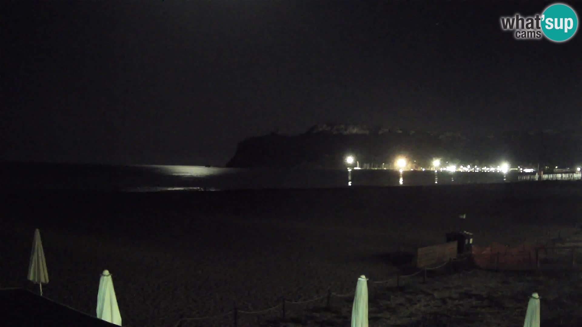 Poetto beach webcam | Cagliari | Sardinija