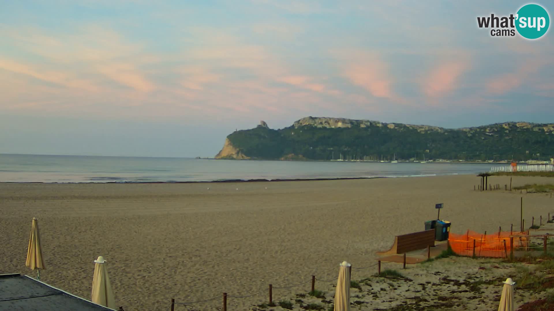 Poetto beach webcam | Cagliari | Sardinija