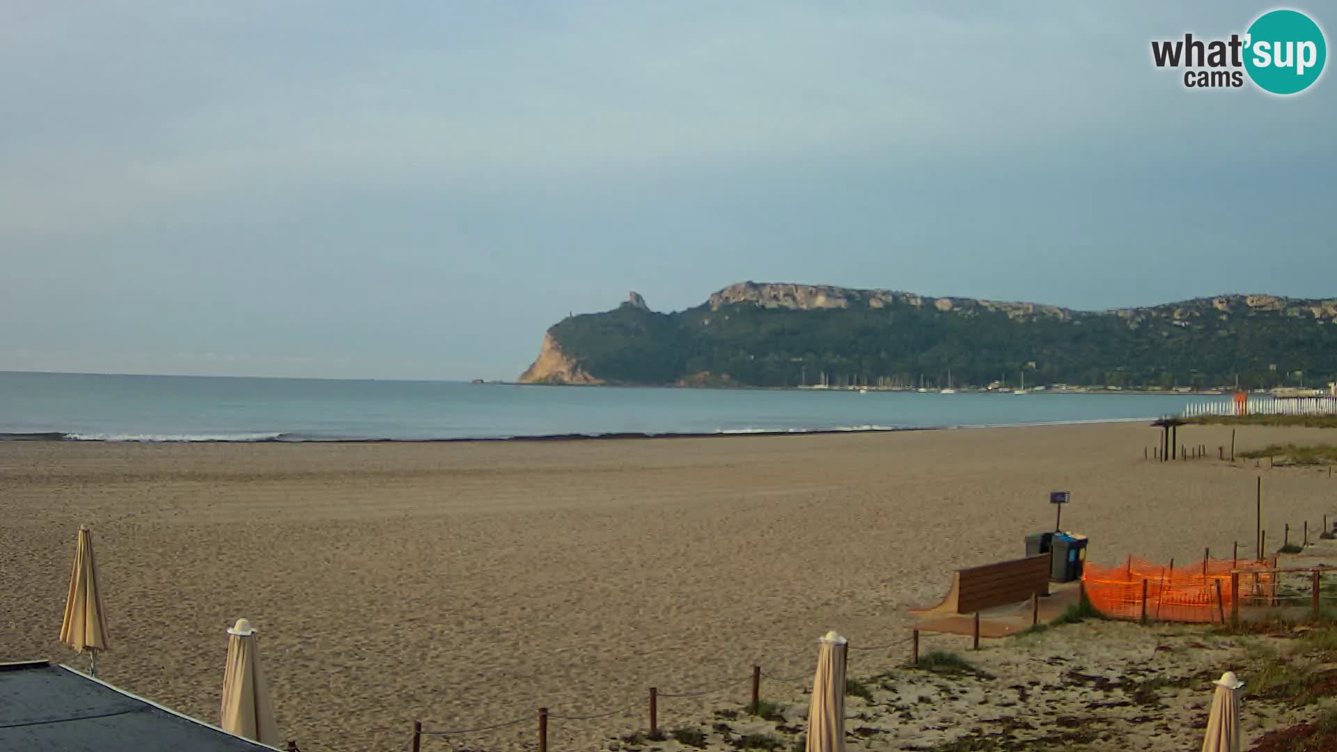 Poetto beach webcam | Cagliari | Sardinija