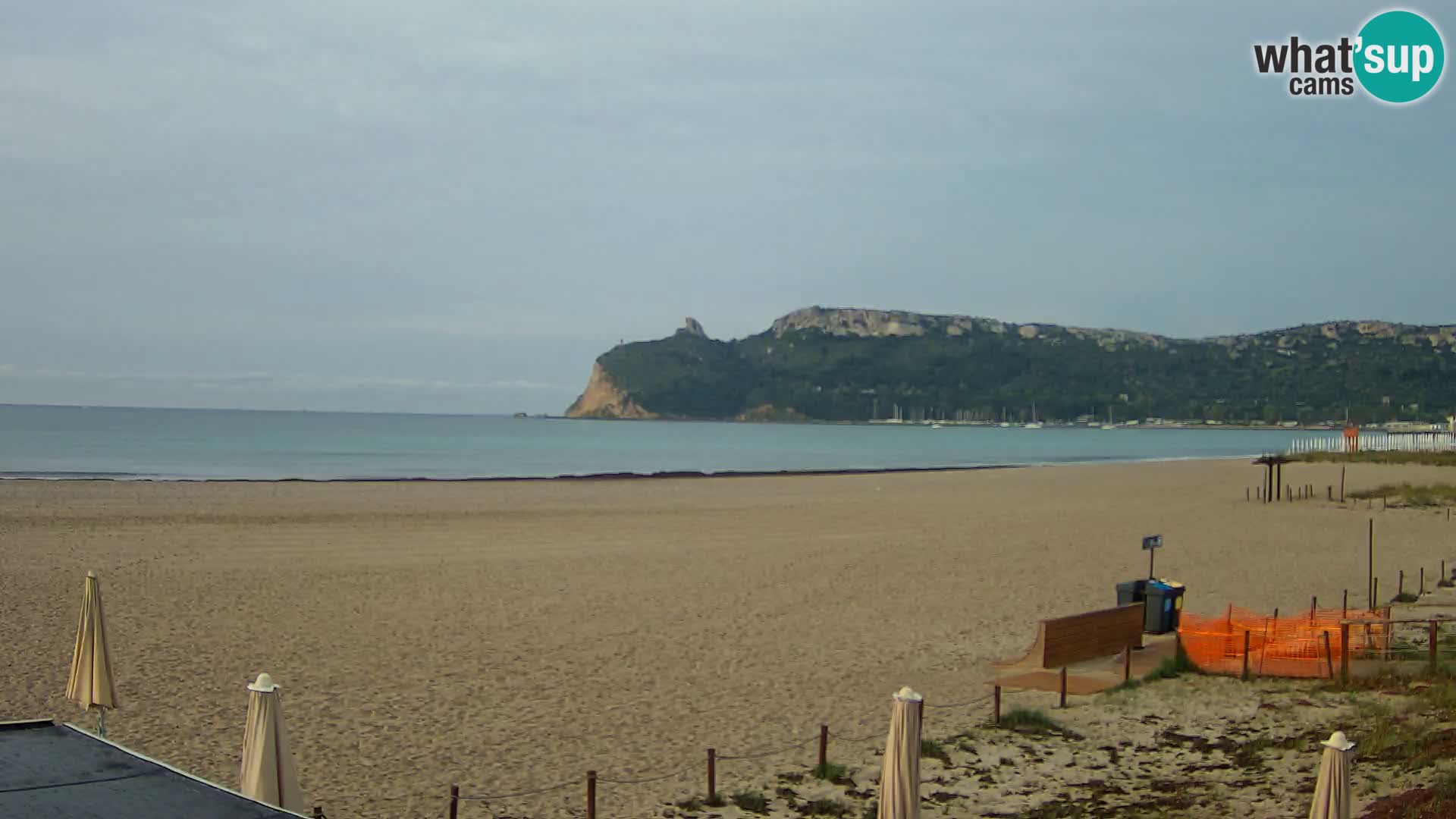 Poetto beach webcam | Cagliari | Sardinija