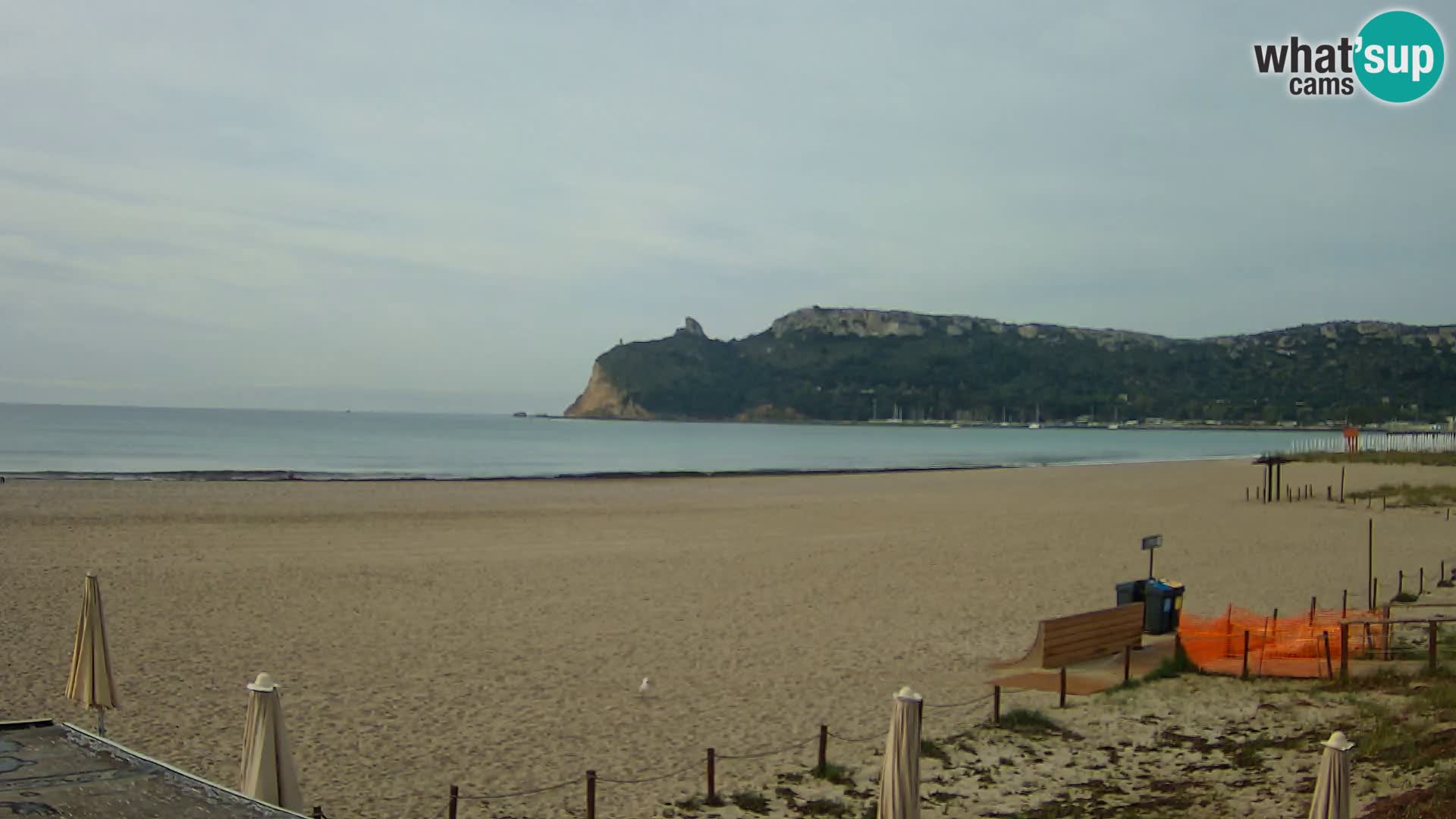 Poetto beach webcam | Cagliari | Sardinia