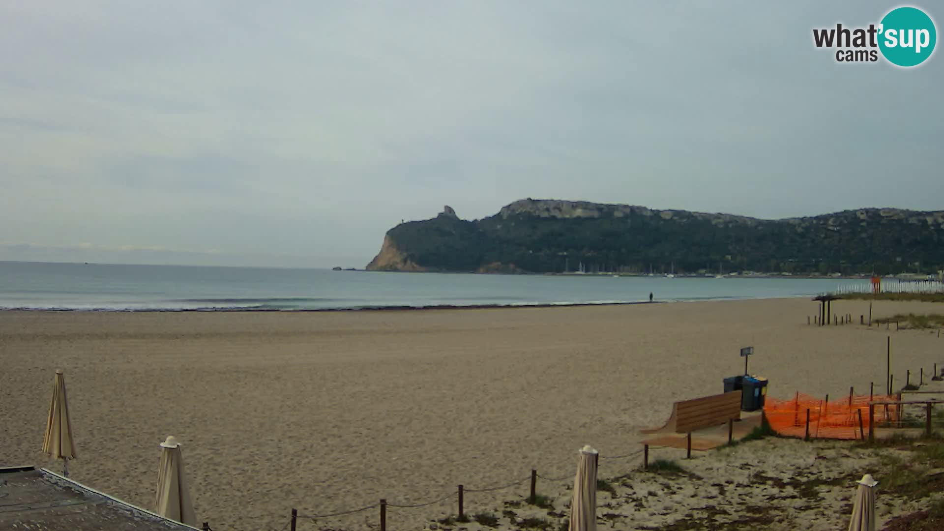 Poetto beach webcam | Cagliari | Sardinija