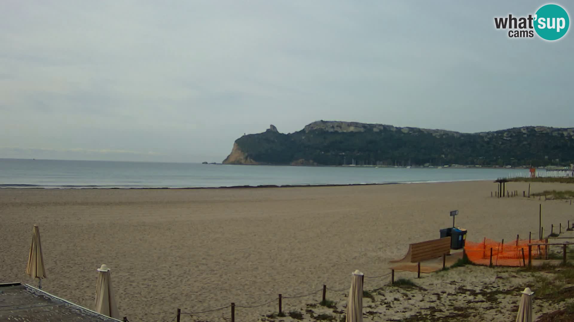 Poetto beach webcam | Cagliari | Sardinija
