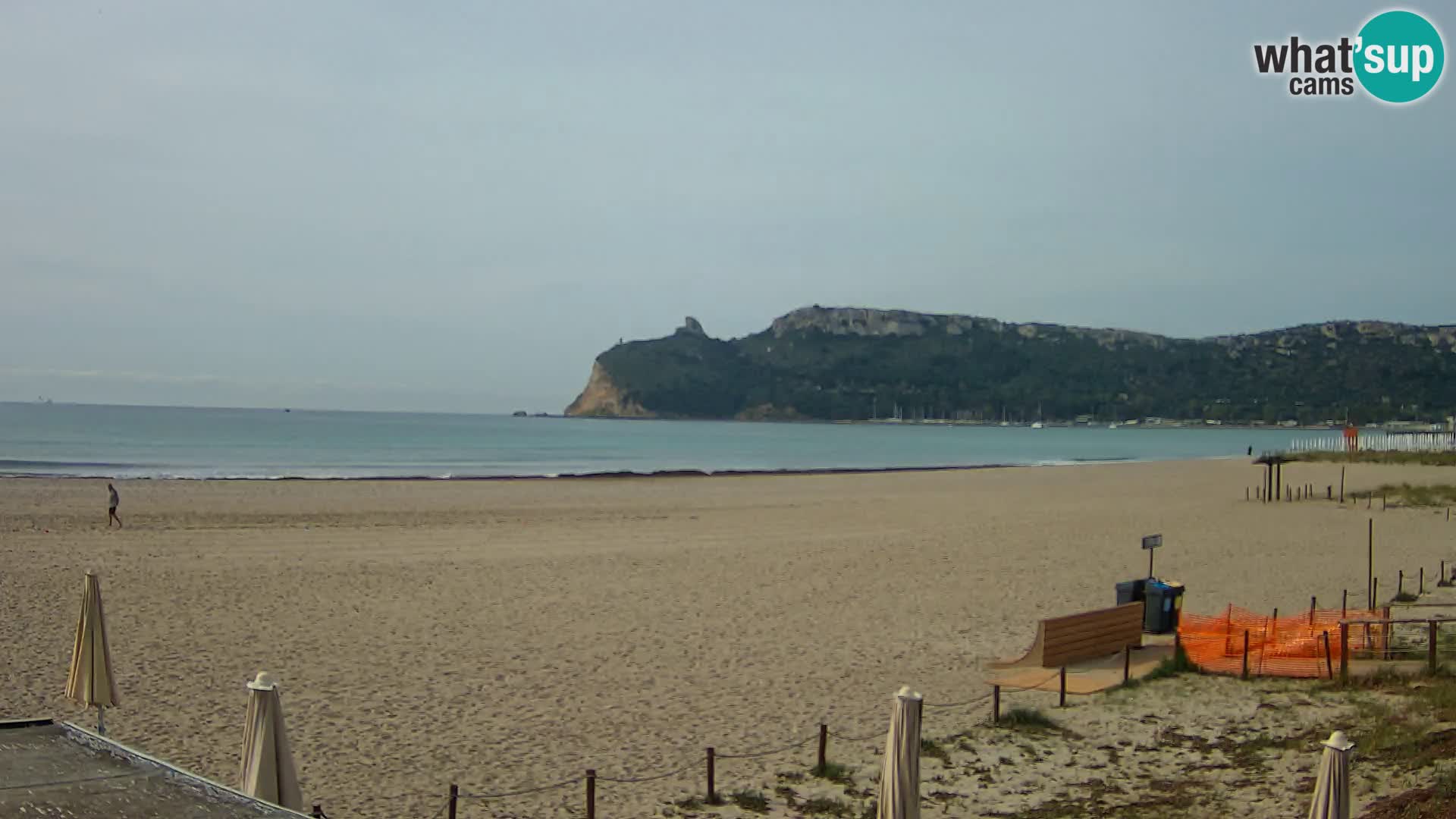 Poetto beach webcam | Cagliari | Sardinija