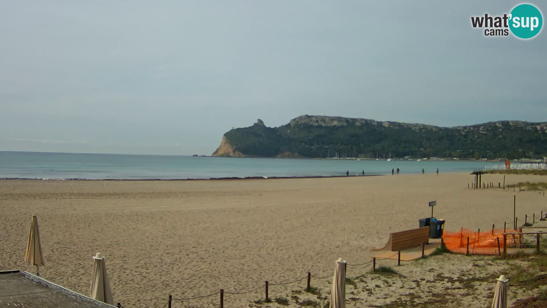 Poetto beach webcam | Cagliari | Sardinija
