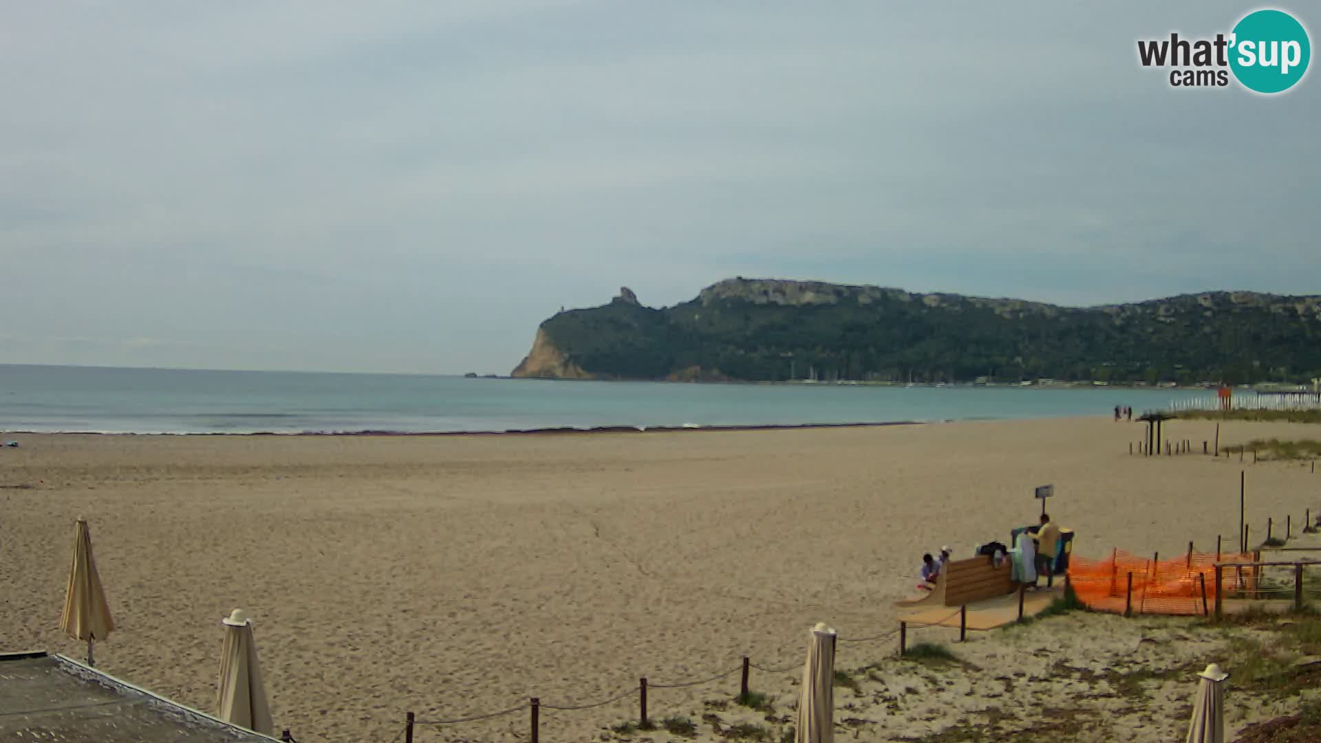 Poetto beach webcam | Cagliari | Sardinija
