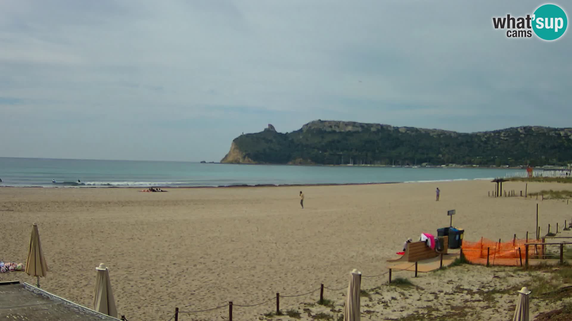 Poetto beach webcam | Cagliari | Sardinija