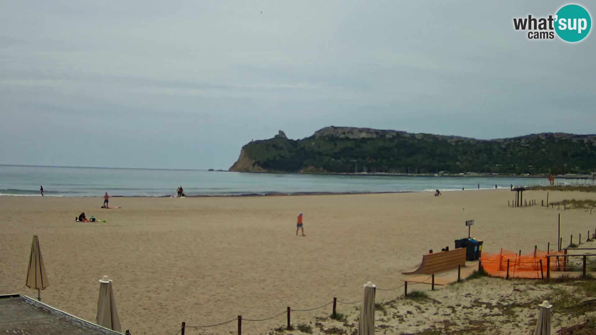 Poetto beach webcam | Cagliari | Sardinija