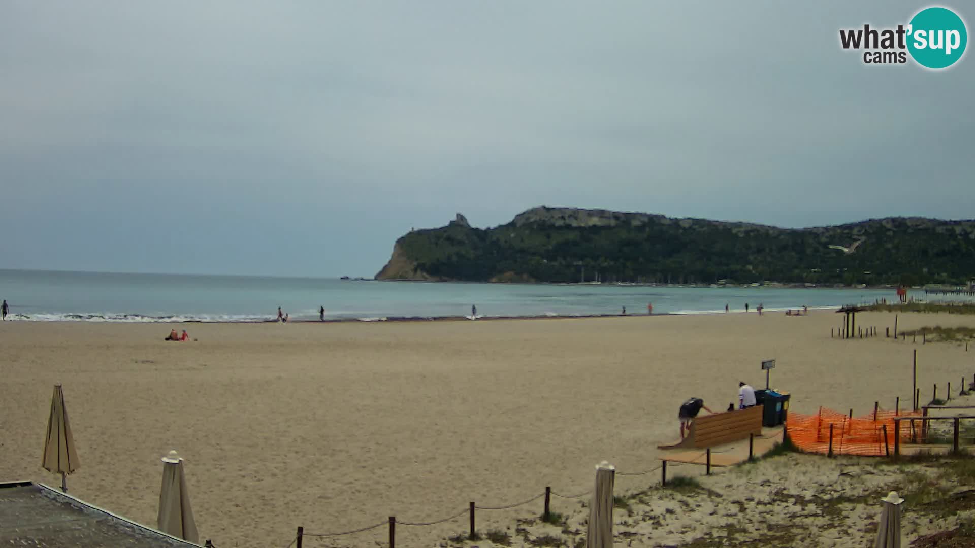 Poetto beach webcam | Cagliari | Sardinija