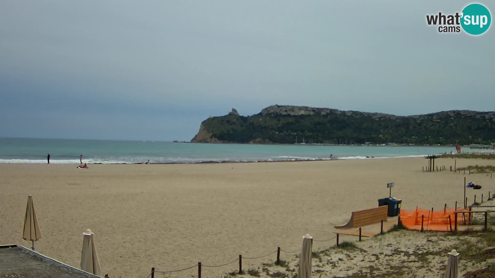 Poetto beach webcam | Cagliari | Sardinija