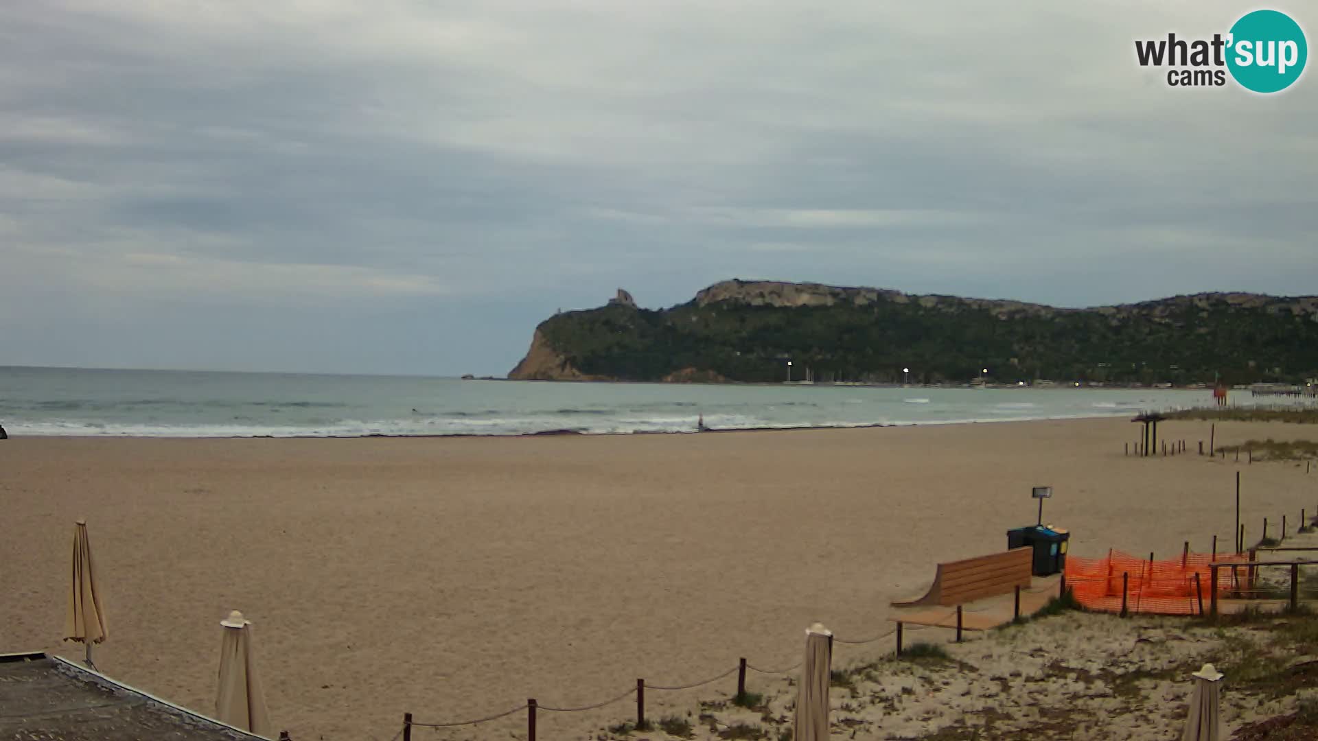 Poetto beach webcam | Cagliari | Sardinija