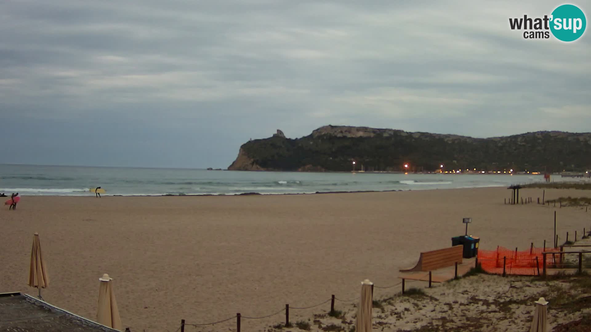 Poetto beach webcam | Cagliari | Sardinija