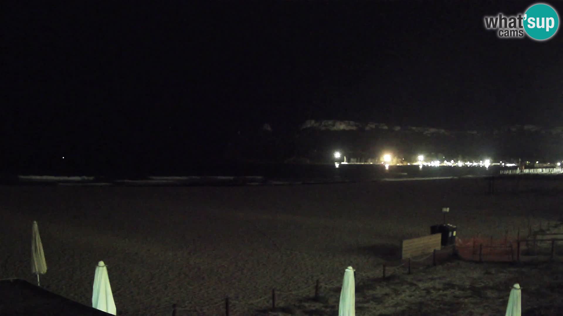 Poetto beach webcam | Cagliari | Sardinija