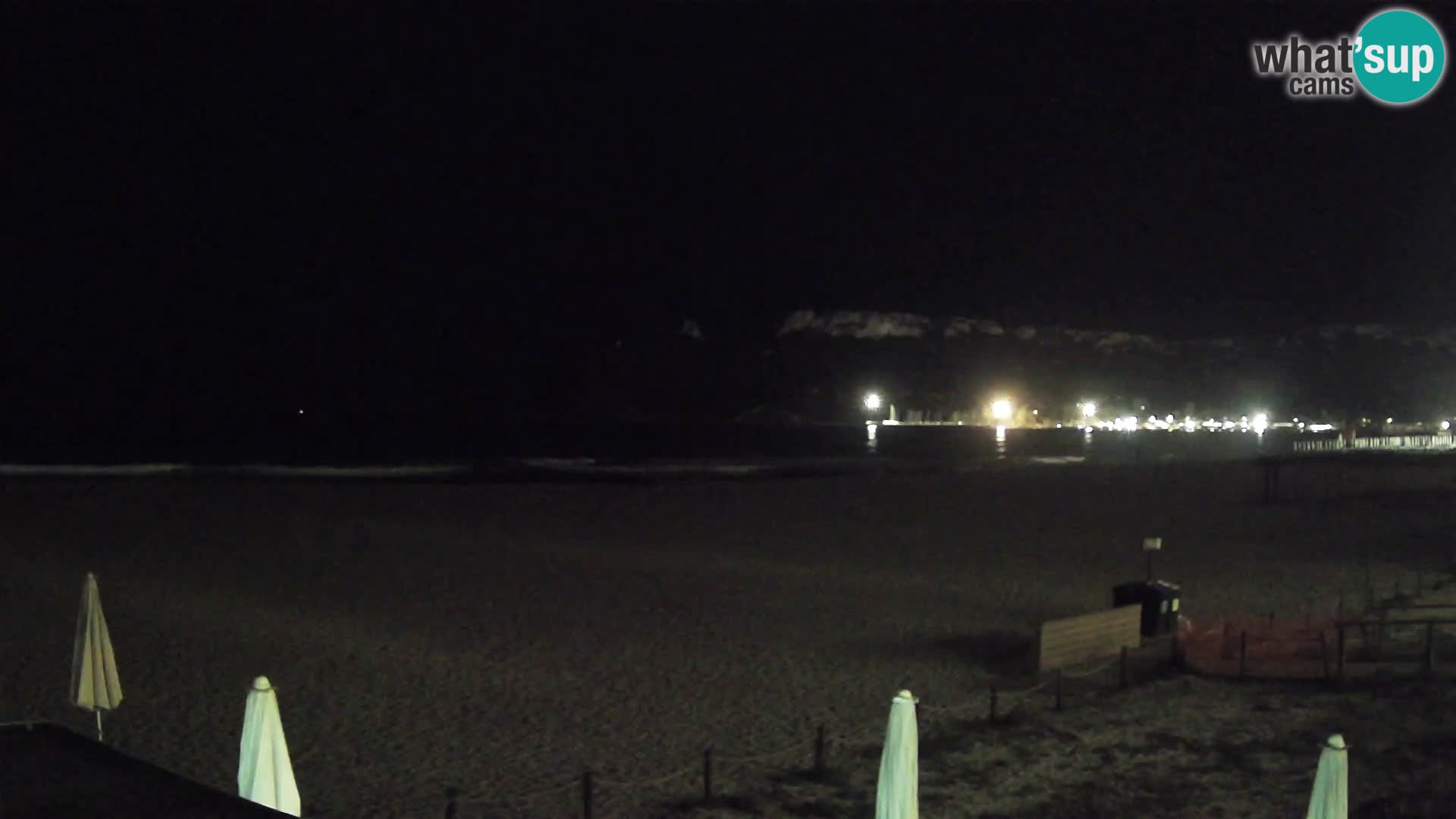 Poetto beach webcam | Cagliari | Sardinija