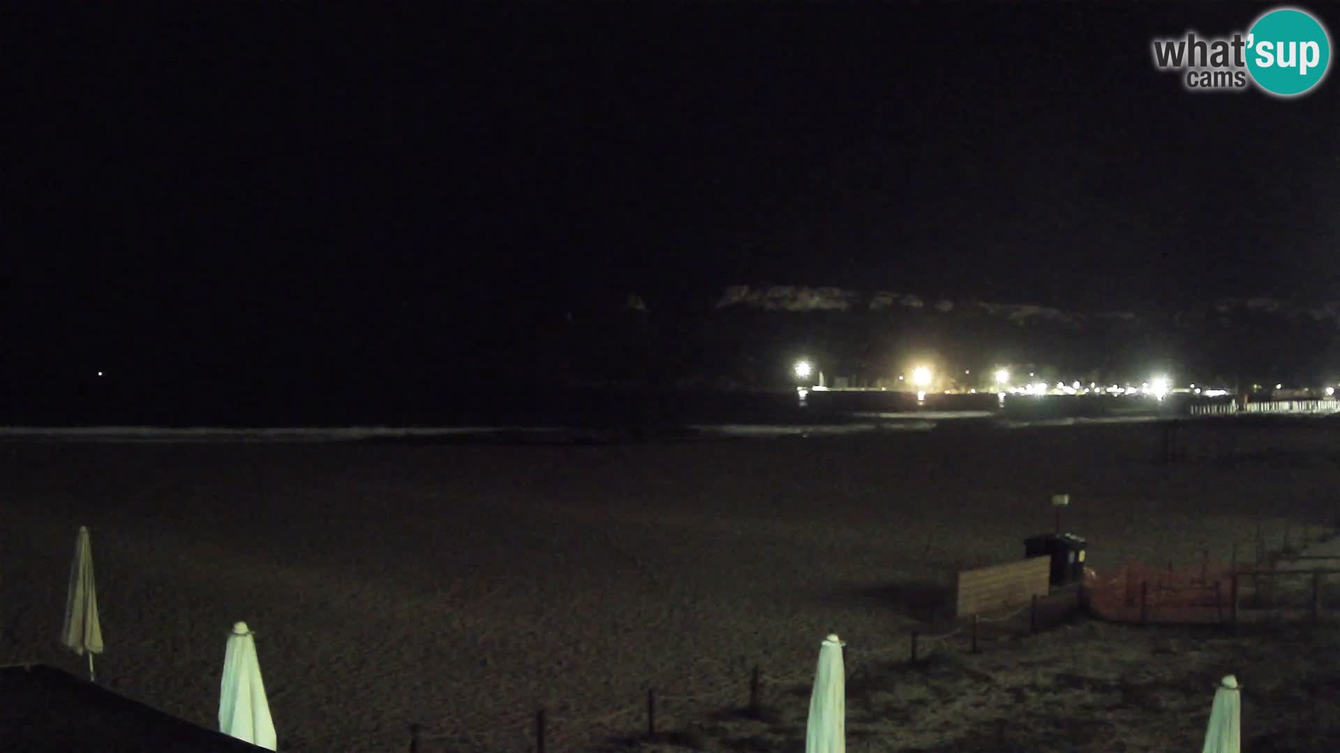 Poetto beach webcam | Cagliari | Sardinija