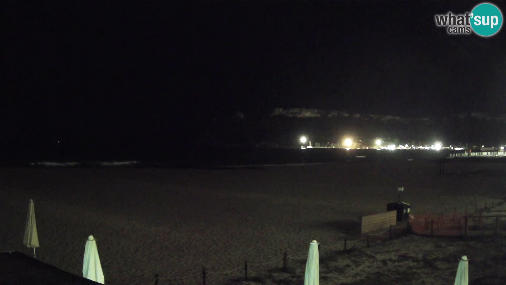 Poetto beach webcam | Cagliari | Sardinija