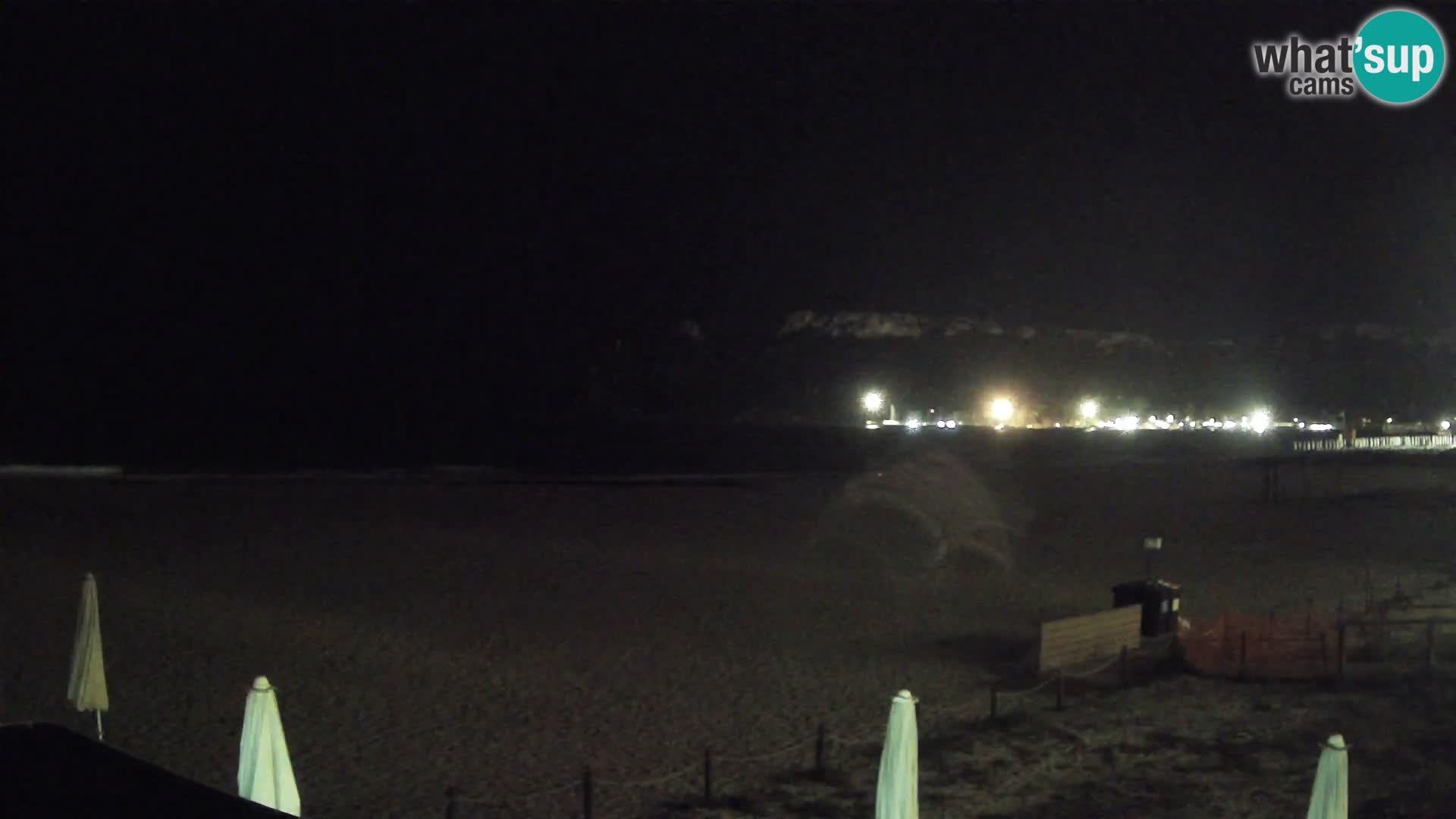 Webcam plage de Poetto | Cagliari | Sardaigne