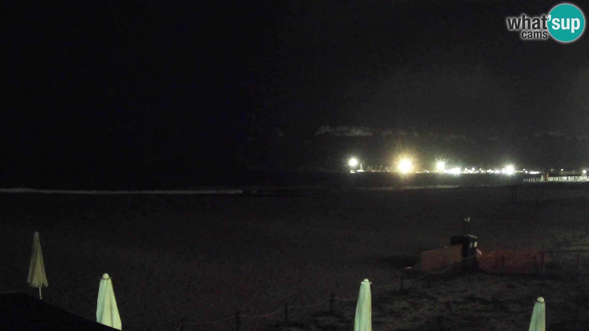 Poetto beach webcam | Cagliari | Sardinija