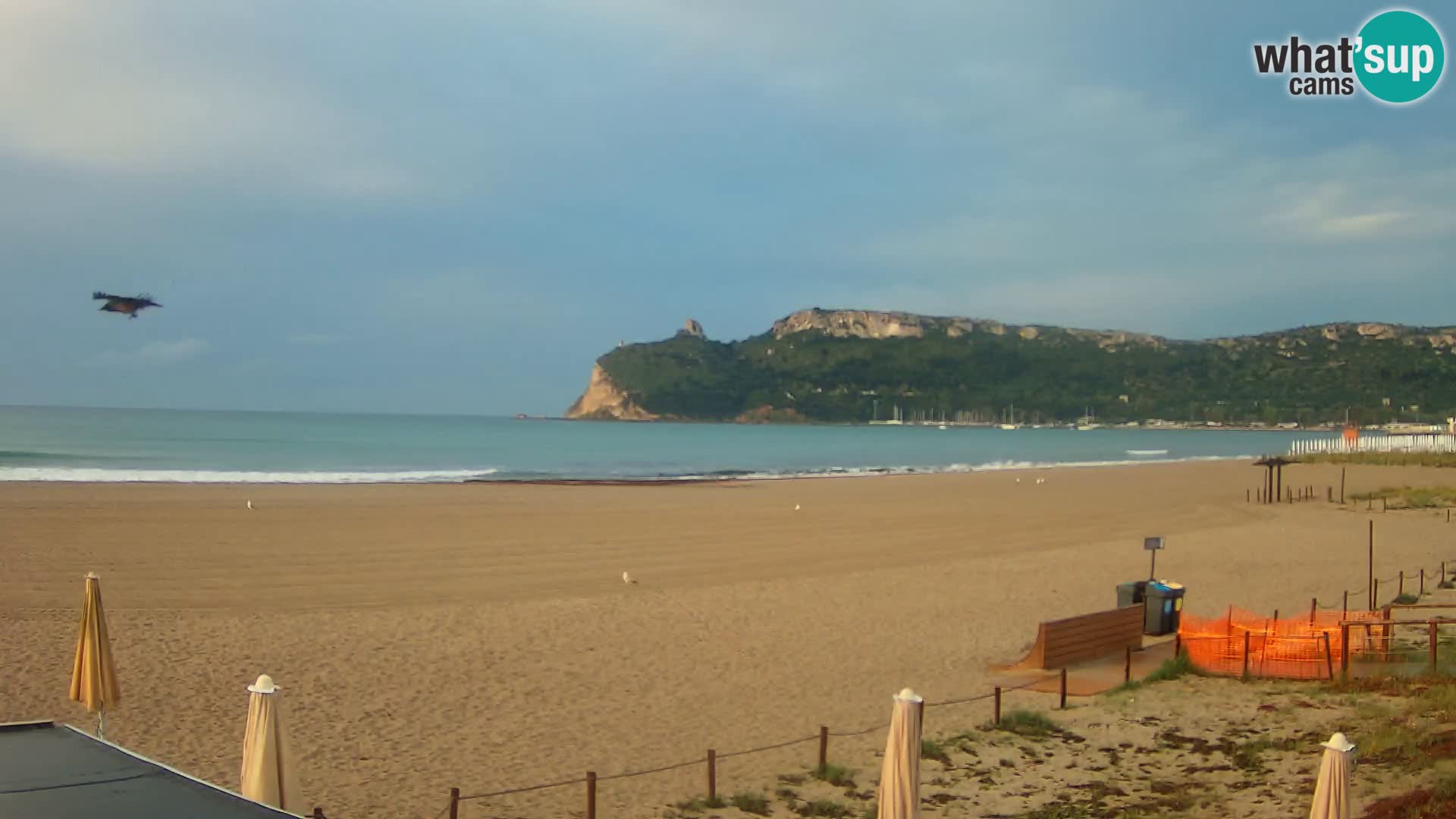Poetto beach webcam | Cagliari | Sardinija